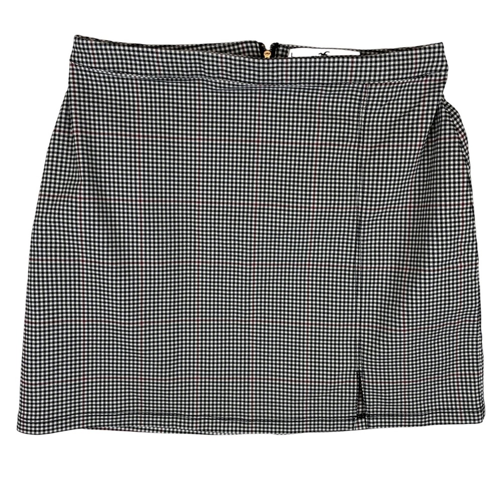 Hollister‎ California Ultra High Rise Gingham Mini Skirt Size L